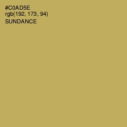 #C0AD5E - Sundance Color Image