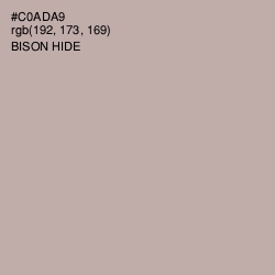 #C0ADA9 - Bison Hide Color Image