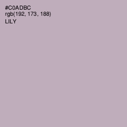 #C0ADBC - Lily Color Image