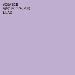#C0AECE - Lilac Color Image
