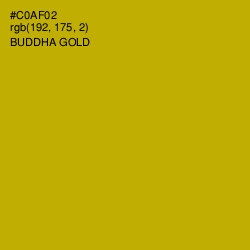 #C0AF02 - Buddha Gold Color Image