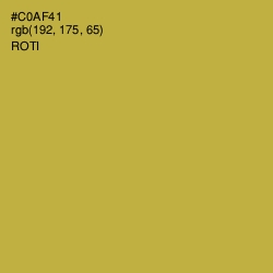 #C0AF41 - Roti Color Image