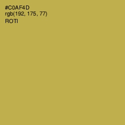 #C0AF4D - Roti Color Image