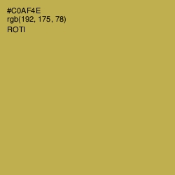 #C0AF4E - Roti Color Image