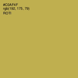 #C0AF4F - Roti Color Image