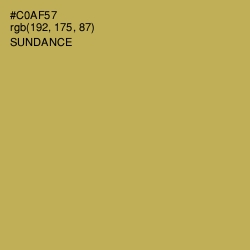 #C0AF57 - Sundance Color Image