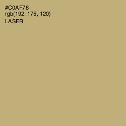 #C0AF78 - Laser Color Image