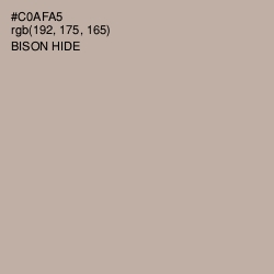 #C0AFA5 - Bison Hide Color Image
