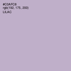 #C0AFC8 - Lilac Color Image