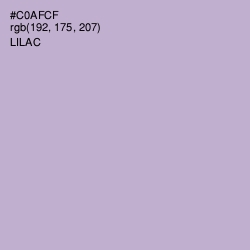 #C0AFCF - Lilac Color Image