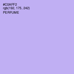 #C0AFF2 - Perfume Color Image