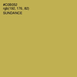 #C0B052 - Sundance Color Image