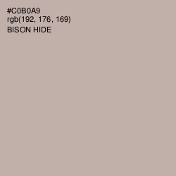 #C0B0A9 - Bison Hide Color Image