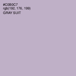 #C0B0C7 - Gray Suit Color Image