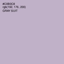 #C0B0C8 - Gray Suit Color Image