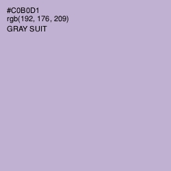 #C0B0D1 - Gray Suit Color Image