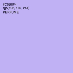 #C0B0F4 - Perfume Color Image