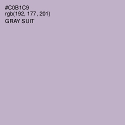 #C0B1C9 - Gray Suit Color Image
