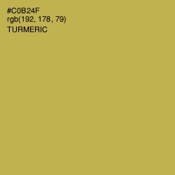 #C0B24F - Turmeric Color Image