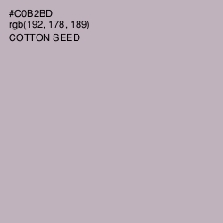 #C0B2BD - Cotton Seed Color Image