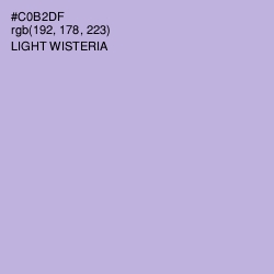 #C0B2DF - Light Wisteria Color Image