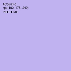 #C0B2F0 - Perfume Color Image
