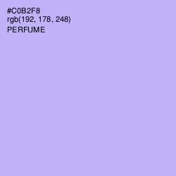 #C0B2F8 - Perfume Color Image