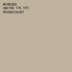 #C0B39D - Rodeo Dust Color Image