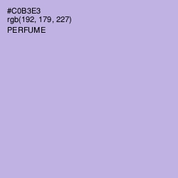 #C0B3E3 - Perfume Color Image