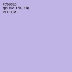 #C0B3E5 - Perfume Color Image