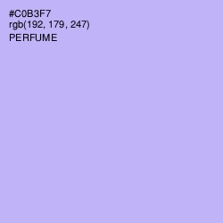 #C0B3F7 - Perfume Color Image