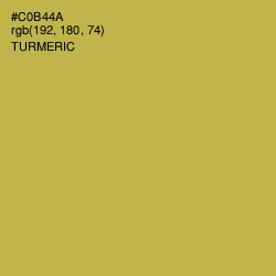 #C0B44A - Turmeric Color Image