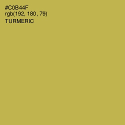 #C0B44F - Turmeric Color Image