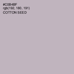 #C0B4BF - Cotton Seed Color Image