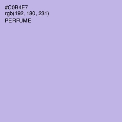 #C0B4E7 - Perfume Color Image