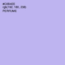 #C0B4EE - Perfume Color Image