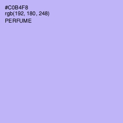 #C0B4F8 - Perfume Color Image