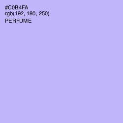 #C0B4FA - Perfume Color Image