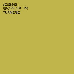 #C0B54B - Turmeric Color Image