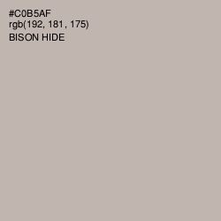 #C0B5AF - Bison Hide Color Image