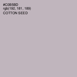 #C0B5BD - Cotton Seed Color Image