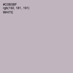 #C0B5BF - Cotton Seed Color Image