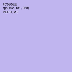 #C0B5EE - Perfume Color Image