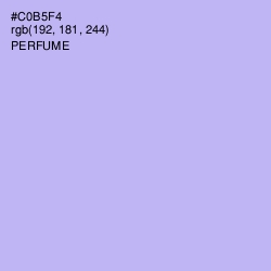 #C0B5F4 - Perfume Color Image