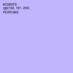 #C0B5FE - Perfume Color Image