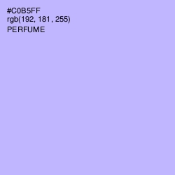 #C0B5FF - Perfume Color Image