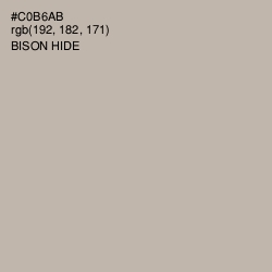 #C0B6AB - Bison Hide Color Image