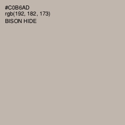 #C0B6AD - Bison Hide Color Image