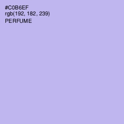 #C0B6EF - Perfume Color Image