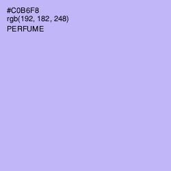 #C0B6F8 - Perfume Color Image